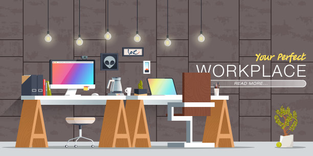 办公室办公场所室内设计图片下载