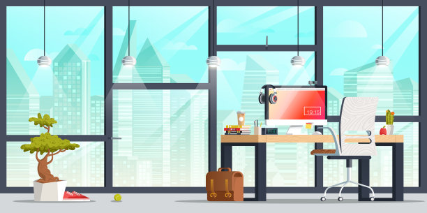 办公室办公场所室内设计图片下载