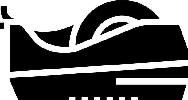 磁带分配器字形图标图片下载