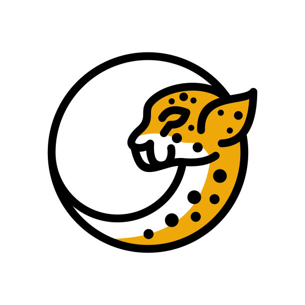 猎豹行商业标志设计图片下载