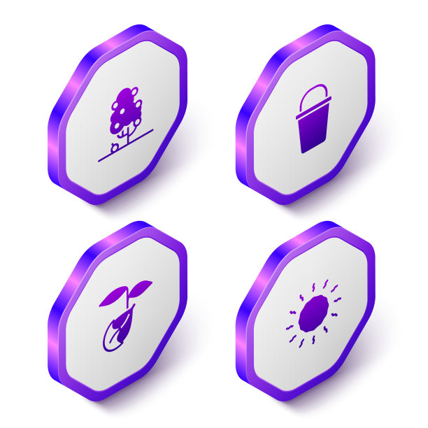 设置等距果树桶芽和太阳图片下载