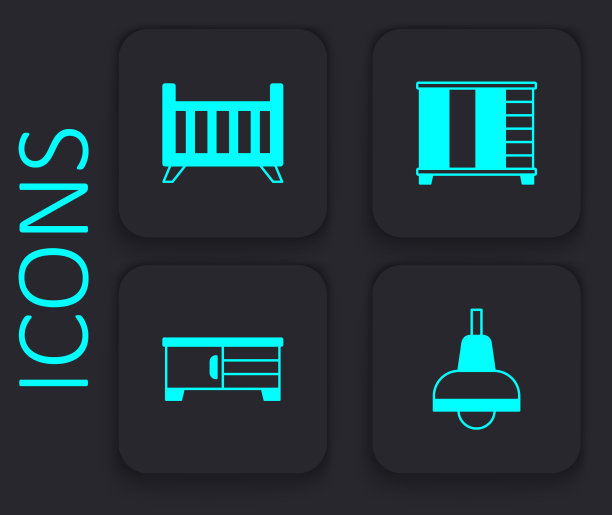 集灯挂婴儿床摇篮床衣柜图片下载