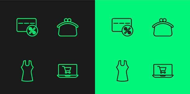 在屏幕上设置在线购物车的电脑女图片下载