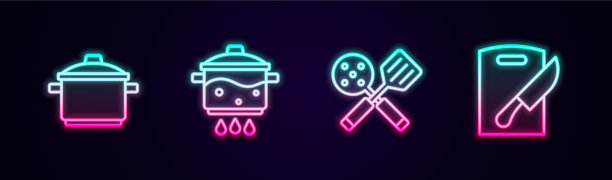 将线锅置于火上，用锅铲切菜图片下载