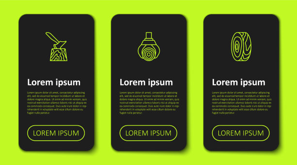 在树桩抓斗起重机上设置线斧图片下载