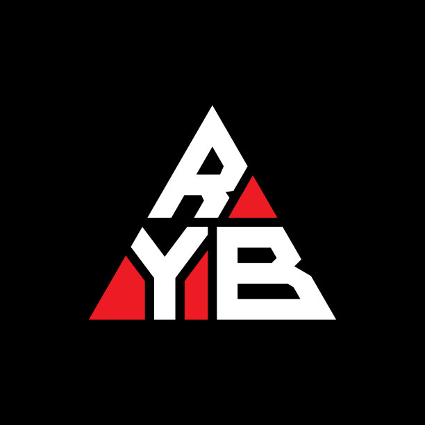 Ryb三角形字母标志设计用三角形图片下载