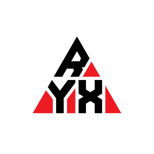 RYX三角形字母标志设计图片下载