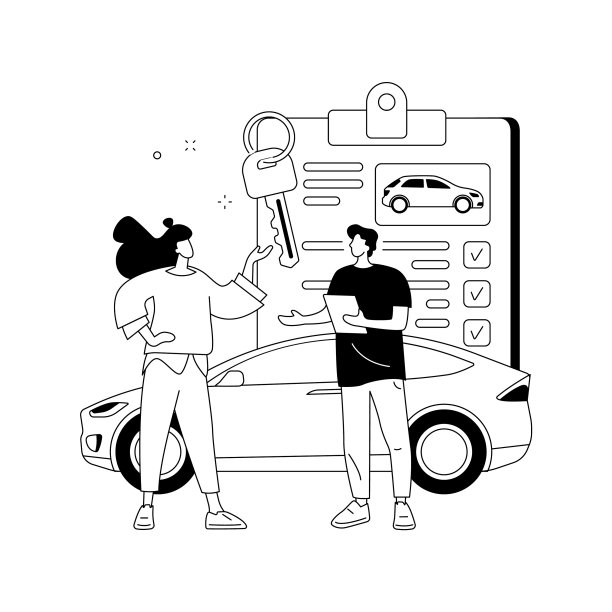 租赁车辆抽象概念图片下载