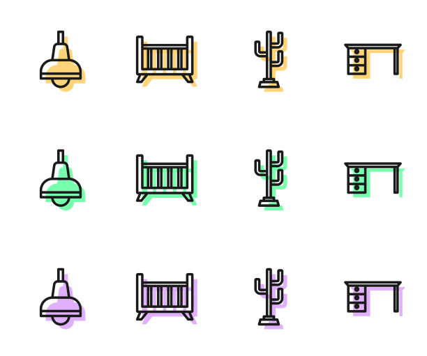 设置线衣立灯挂婴儿床图片下载