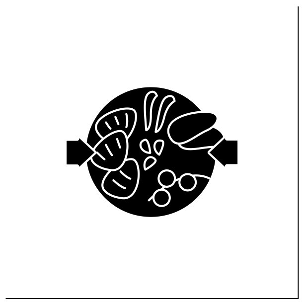 健康食品字形图标图片下载