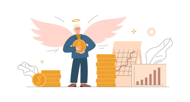 投资创业的人就像天使图片下载
