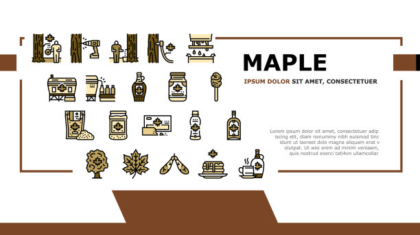 枫糖浆美味的液体落地头图片下载