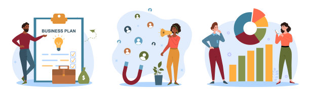 一套营销计划图片下载