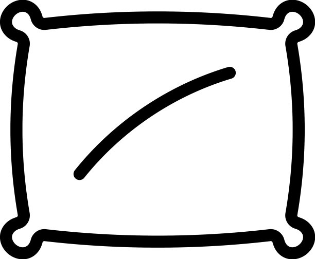 枕头图标设计模板隔离图片下载