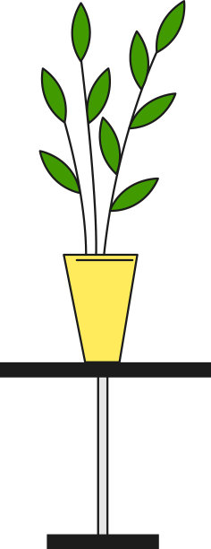 家庭盆栽绿色房屋装饰图片下载