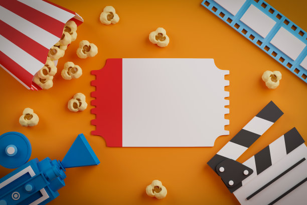 3d渲染电影和娱乐插图。图片下载