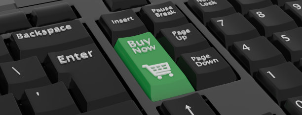 网上购物的概念。购物车，小盒子，桌上的笔记本电脑。三维渲染图片下载