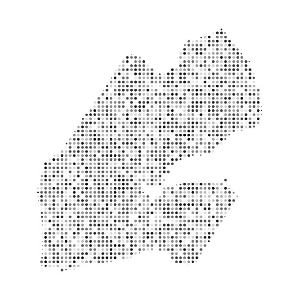 摘要网点黑白半色调效果图片下载