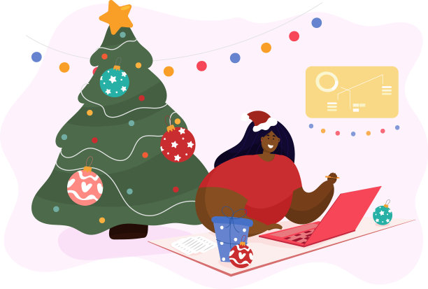 黑人女商人和手提电脑一起工作图片下载