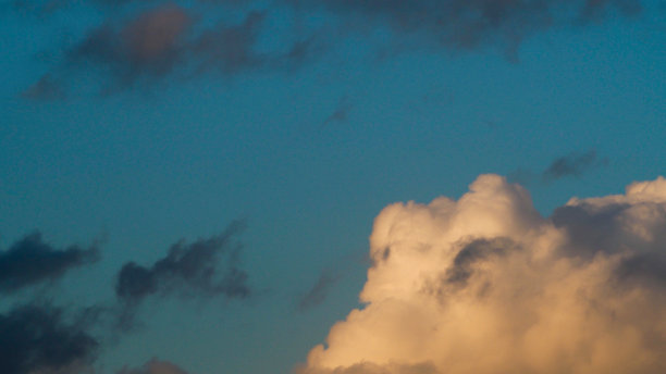 黄昏时多云的天空图片下载