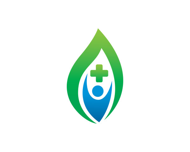生态医疗标志模板图标符号图片下载