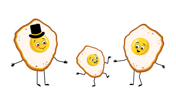 蛋黄蛋白炒鸡蛋家族图片下载