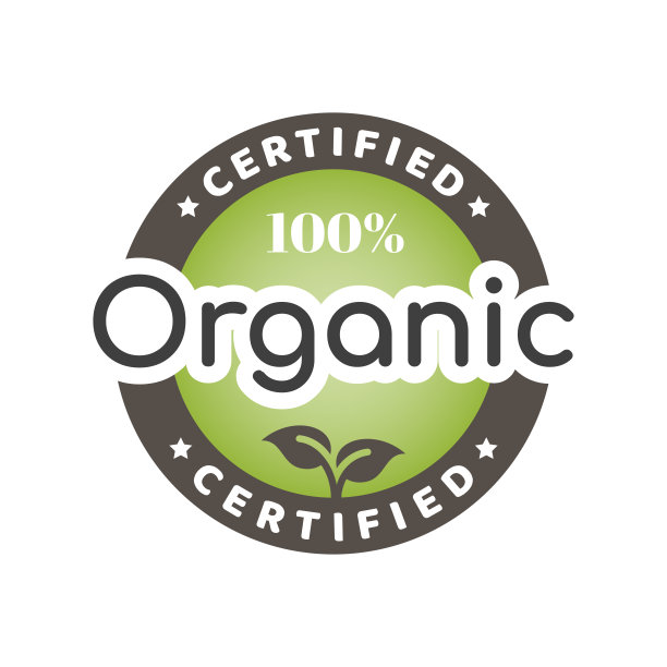 100%有机彩色矢量标签图片下载