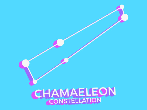 变色龙星座3d符号星座图片下载