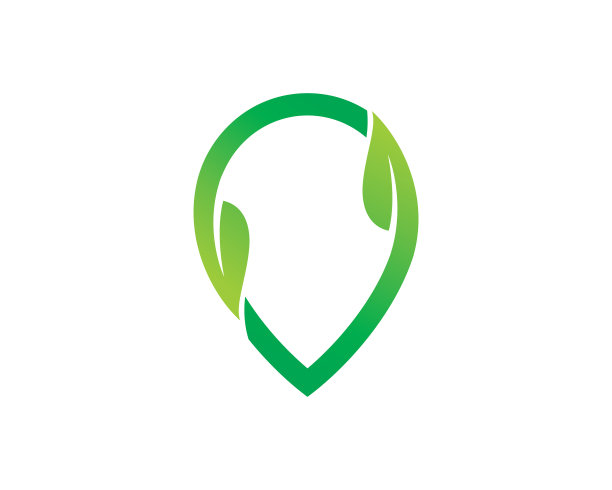 生态点标志模板图标符号图片下载