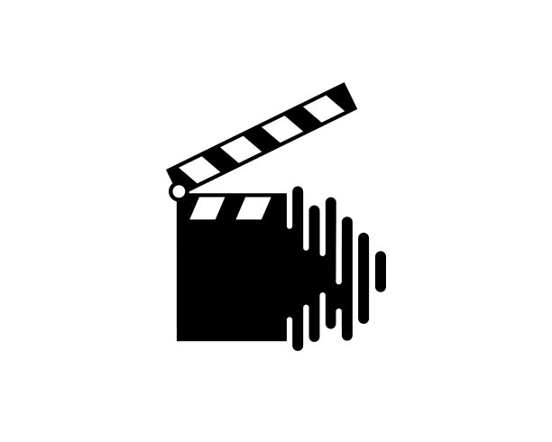 音频电影Logo模板图标符号图片下载