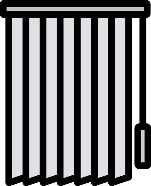 办公室垂直百叶窗图标图片下载