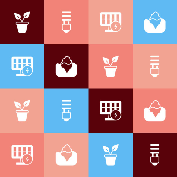 盆栽led灯泡太阳能波普艺术植物图片下载