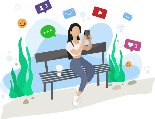 年轻女孩端着咖啡坐在岸边图片下载