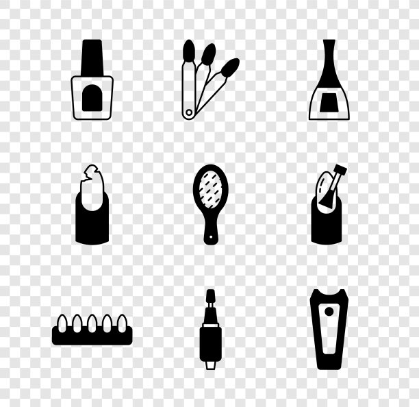 套瓶指甲油假钉铣图片下载