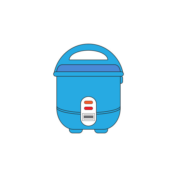 电饭煲设计自由矢量图片下载
