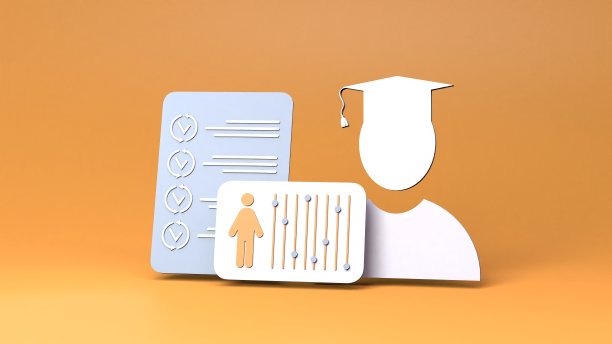 学习和获取知识的三维概念。3 d渲染图图片下载