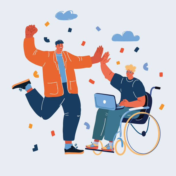 和他的男人击掌图片下载