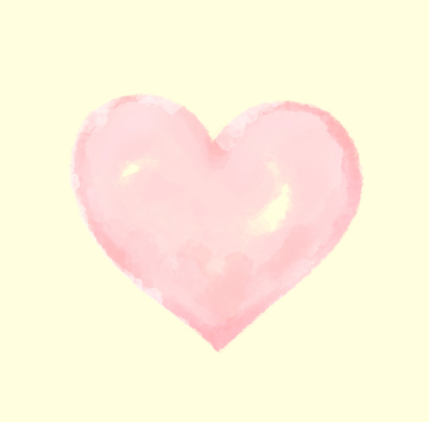 带有柔和气氛的心形图片下载