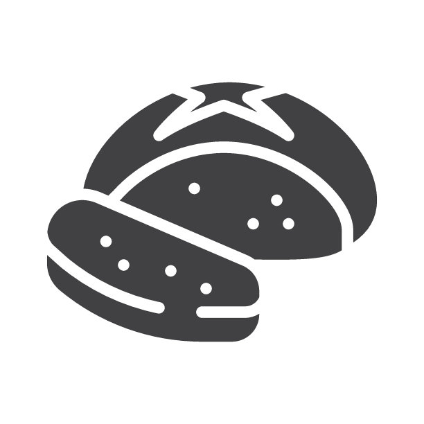 乡村面包矢量图标图片下载
