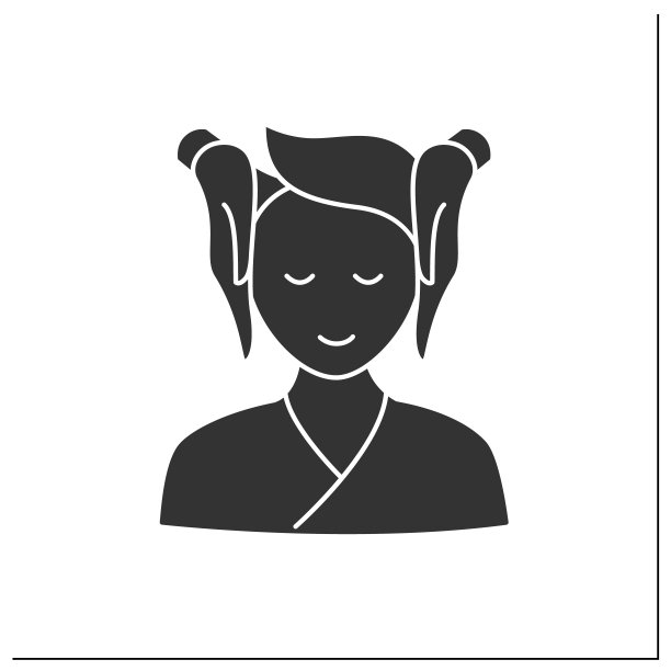 美容程序字形图标图片下载