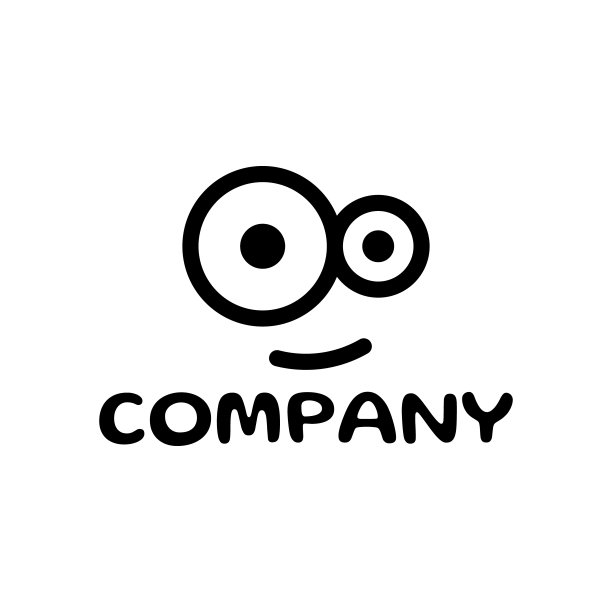 抽象快乐微笑标志设计图片下载