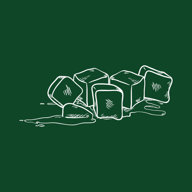 速写——冰块融化图片下载