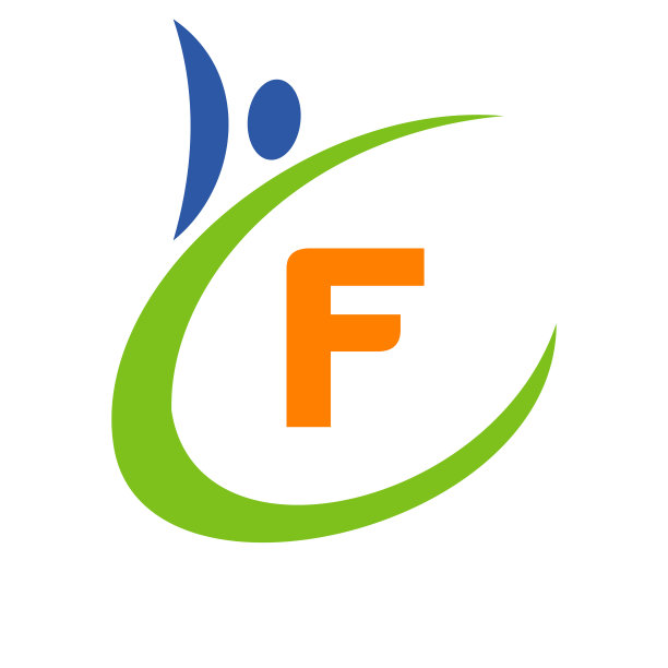 人类健康标志上的字母f保健标志模板。医疗标识符号图片下载