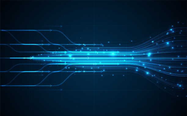 技术背景。大数据可视化概念股插画图片下载