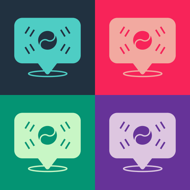 流行艺术地点韩国偶像孤立上图片下载