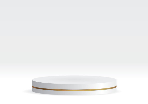 白色舞台，为产品提供白色背景的抽象向量图片下载