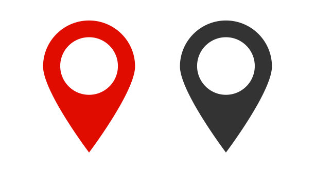 大头针:在地图上作位置标记的大头针或地图大头针导航和位置图标。地图位置指示器。方向和导航图标。向量图片下载