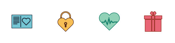 设置情人节传单与心城堡图片下载