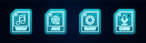 设置行wav文件文件avi raw和ogg图片下载