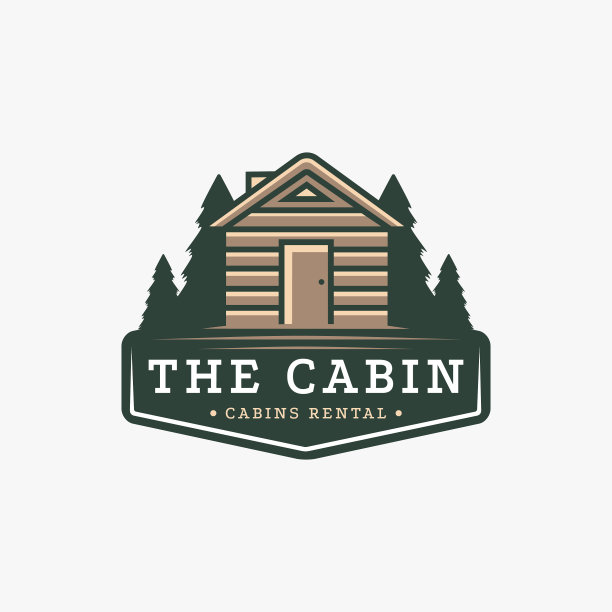 古老的小房子小屋小屋标志图片下载